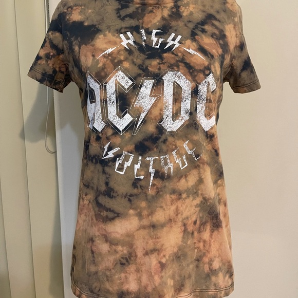 Tops | Acdc Tie Dye Tshirt | Poshmark